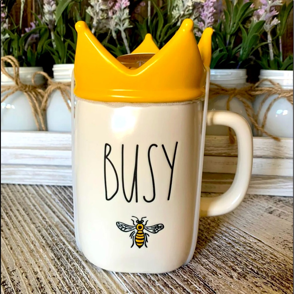 Queen Bee Crown Coffee Cup Mug Rae Dunn